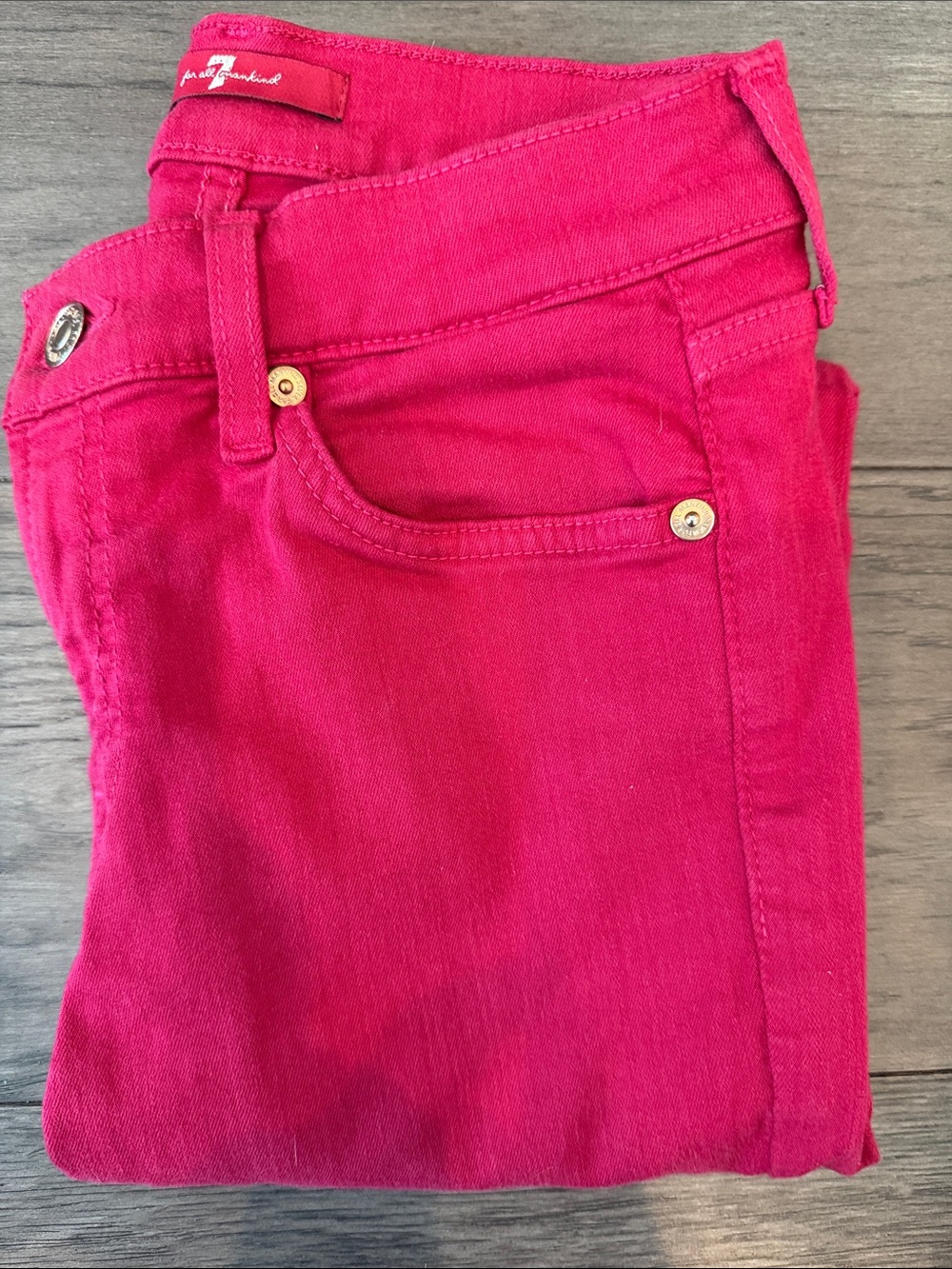 Pink Women's Jeans - 7 for all mankind